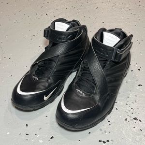 Nike Air Zoom Vick 3 Retro Sneakers Mens Size 11.5 Black/Black Football